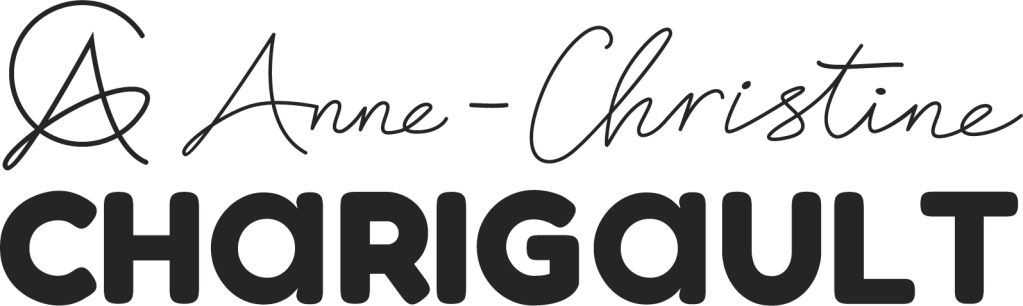 Anne-Christine Charigault Logo in Schwarz.